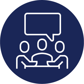 Icon depicting collaboration
