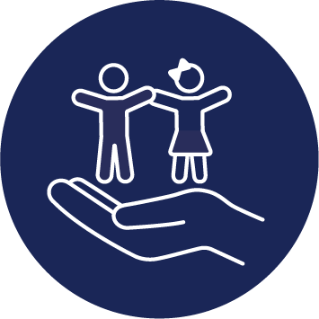 Icon depicting a force for good